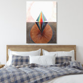 Klint - The Swan, nr. 12, abstract kunstwerk Canvas Afdruk (Insitu (Slaapkamer))