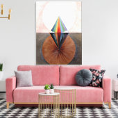 Klint - The Swan, nr. 12, abstract kunstwerk Canvas Afdruk (Insitu (Woonkamer))