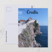 Klip in Dubrovnik Kroatië Briefkaart (Voorkant / Achterkant)