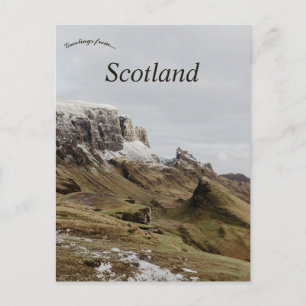 Klip op het Isle of Skye Schotland Briefkaart