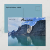 Klippen in Nunavut Canada Briefkaart (Voorkant / Achterkant)