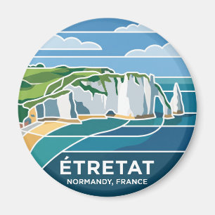 Klippen van Étretat Frankrijk Magneet