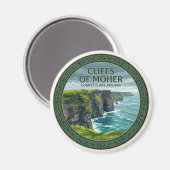 Klippen van Moher Doolin Ierland Magneet (Voorkant / Achterkant)