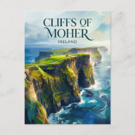 Klippen van Moher Ierland Briefkaart