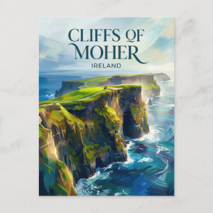 Klippen van Moher Ierland Briefkaart