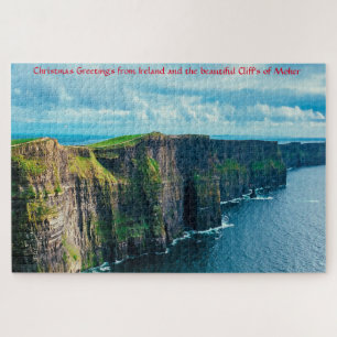 Klippen van Moher Ierland. Legpuzzel