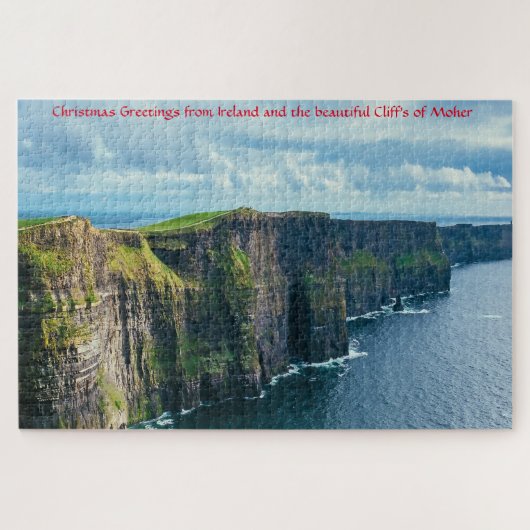 Klippen van Moher Ierland. Legpuzzel (Horizontaal)