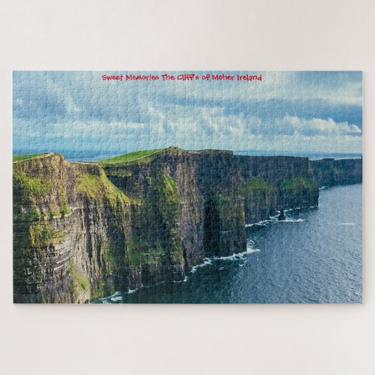 Klippen van Moher Ierland. Legpuzzel (Horizontaal)