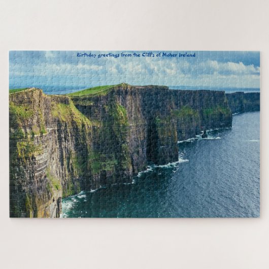 Klippen van Moher Ierland. Legpuzzel (Horizontaal)