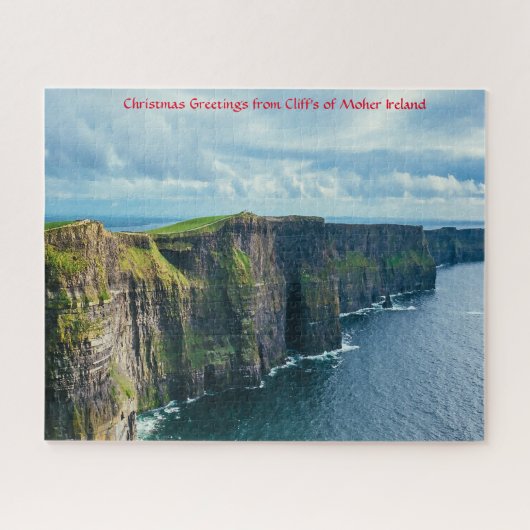 Klippen van Moher Ierland. Legpuzzel (Horizontaal)