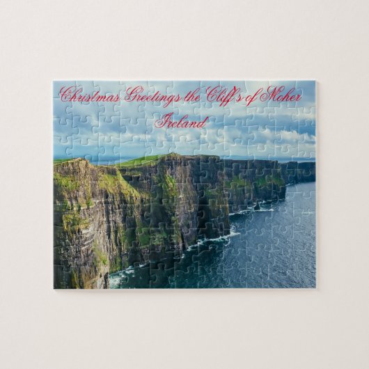 Klippen van Moher Ierland. Legpuzzel (Horizontaal)