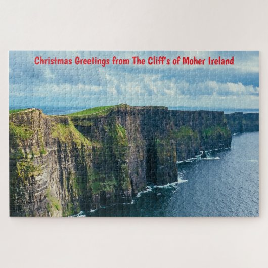 Klippen van Moher Ierland. Legpuzzel (Horizontaal)