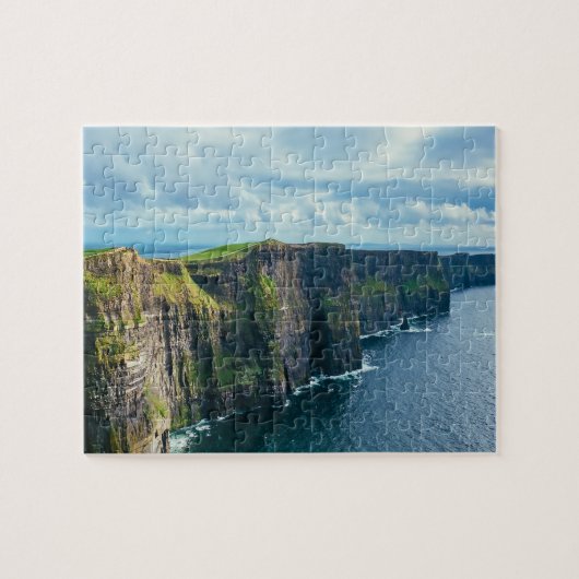 Klippen van Moher Ierland. Legpuzzel (Horizontaal)
