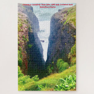 Klippenwand Dunmore East Waterford Ierland Puzzel