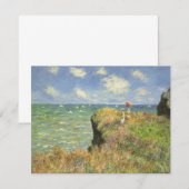 Klippenwandeling bij Pourville van Claude Monet (Voorkant / Achterkant)