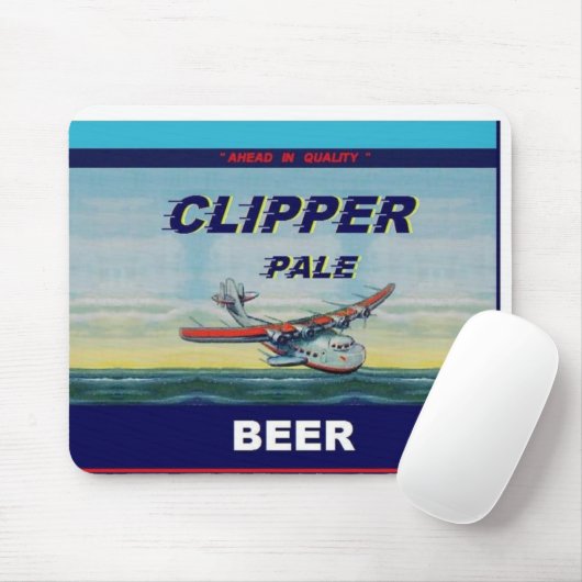 KLIPPER BLEEK BEER Famous Design Flat Top Can Muismat (Met muis)