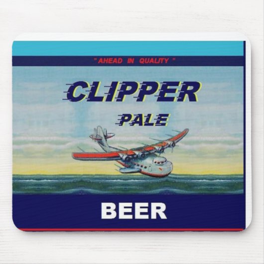 KLIPPER BLEEK BEER Famous Design Flat Top Can Muismat (Voorkant)