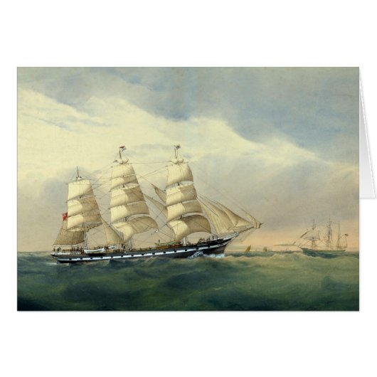Klipperscheeps The Helen Pembroke 1870 (Voorkant Horizontaal)