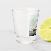 Klipperschepen de Marshall 1847 Shot Glas (Links)