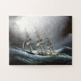 Klipperschip Kaap de Hoorn James Edward Butterswor Legpuzzel