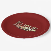 KLIQUE PLAQUE Car Club Papier Bord (Gekanteld)