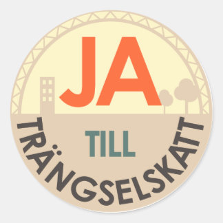 Klisterlapp - 20st. ronde sticker