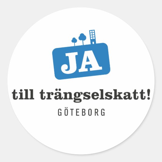 Klisterlapp - 20st. ronde sticker (Voorkant)