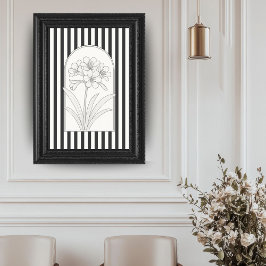 Klivia Elegant Bloem Botanisch Poster