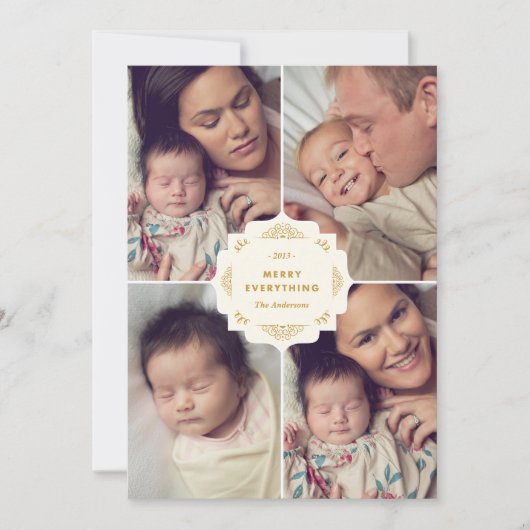  KLLAGE | HOLIDAIRE FOTOKAART FEESTDAGENKAART (Voorkant)