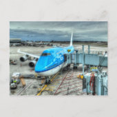 KLM 747 BRIEFKAART (Voorkant)