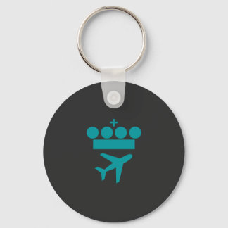 KLM Airlines Merchandise Essential T-Shirt Sleutelhanger