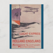 KLM Lucht-Express Briefkaart (Voorkant)