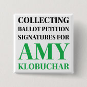 Klobuchar Collect Signatures Square Button (Voorkant)