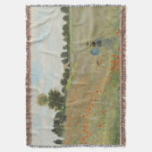 Klodde Monet Het klaprozenveld bij Argenteuil Kuns Deken (Voorkant Verticaal)