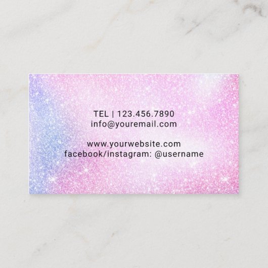 Kloeidroger voor haarstijlvolle wasdroger astel Gl Visitekaartje (Achterkant)