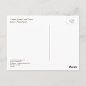 Kloestower voor aangepast huis briefkaart (Achterkant)