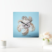 Klok #1 (ShellFlowerOnBlue) RFPMDesignes ©️ 2012 (Huis)