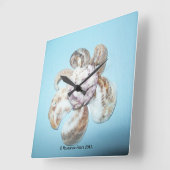 Klok #1 (ShellFlowerOnBlue) RFPMDesignes ©️ 2012 (Hoek)