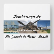 Klok aandenken aan Rio Grande do Norte Brazilië