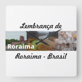 Klok aandenken aan Roraima Brazilië