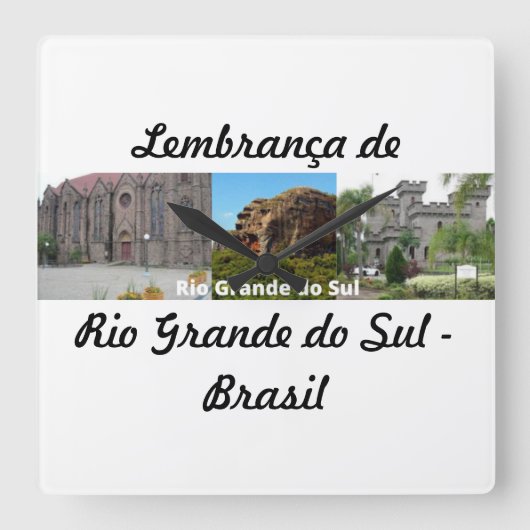 Klok aandenken Rio Grande do Sul (Voorkant)
