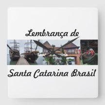 Klok aandenken Santa Catarina Brazilië