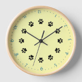 Klok - Afdrukken en nummers verven (Voorkant)