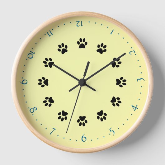 Klok - Afdrukken en nummers verven (Voorkant)