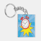 Klok Alarm Sleutelhanger (Voorkant Links)
