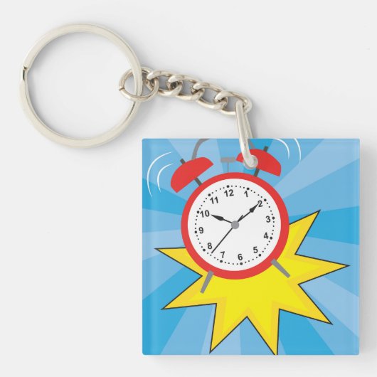 Klok Alarm Sleutelhanger (Voorkant)