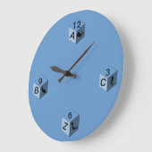 Klok - Baby Blokken - 3 zijden (Hoek)