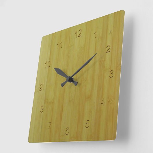 Klok - Bamboe Boards (Hoek)