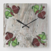 Klok - Bark en bladeren (Voorkant)