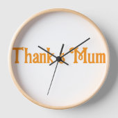 Klok bedankt Geft voor mama (Voorkant)